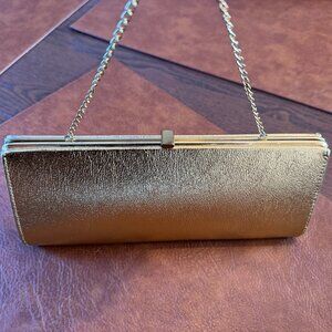 Vintage Gold Lamé Clutch - Evening Purse 50's-60's